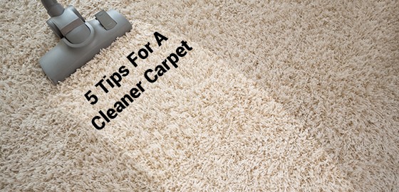 Tips For A Cleaner Carpet