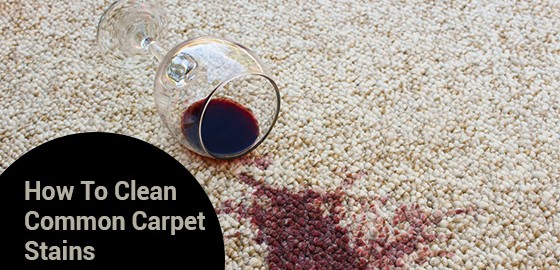How To Clean Common Carpet Stains