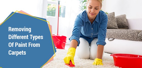 Removing Different Types Of Paint From Carpets