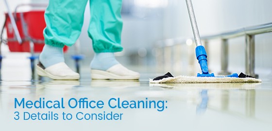 Floor care and cleaning services in medical office