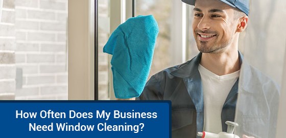 Right frequency for cleaning office windows