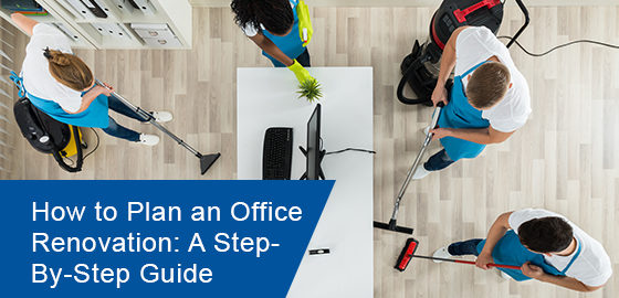 A step-by-step guide on how to plan an office renovation