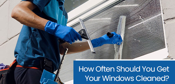 How often should you get your windows cleaned?